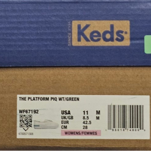 KEDS  Champion Platform Pique Canvas Sneakers Women's Size 11 NWT - Picture 8 of 8